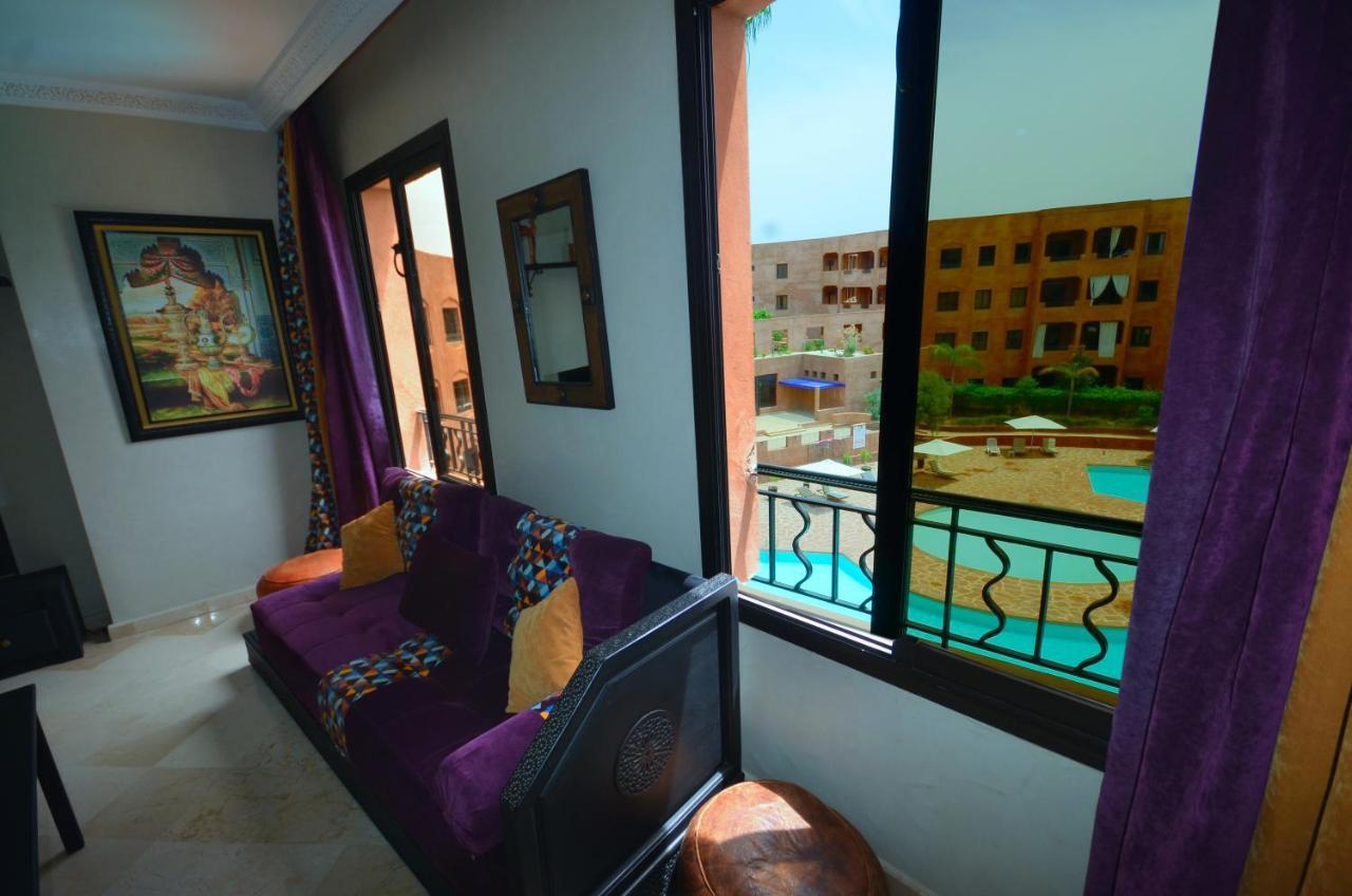 Appartement Appart Vue Piscine Et Montagne Marrakech à Marrakesh Extérieur photo